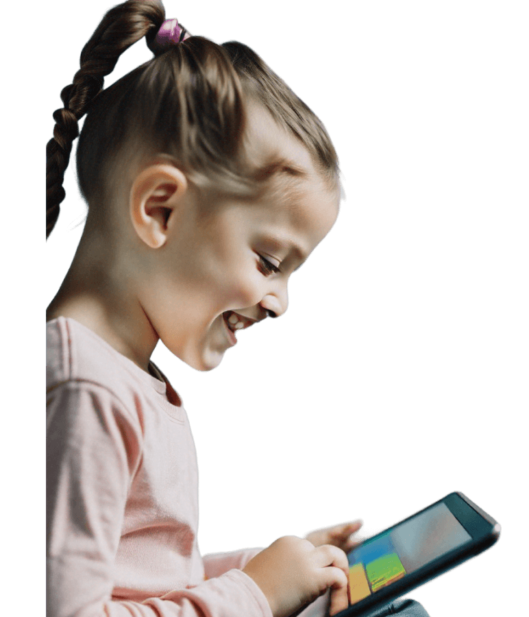Child with Tablet